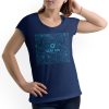 Camisa Feminina - Equipamentos de Bike - Azul